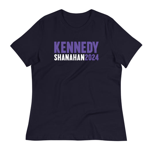 Kennedy X Shanahan II Women's Relaxed Tee - TEAM KENNEDY. All rights reserved