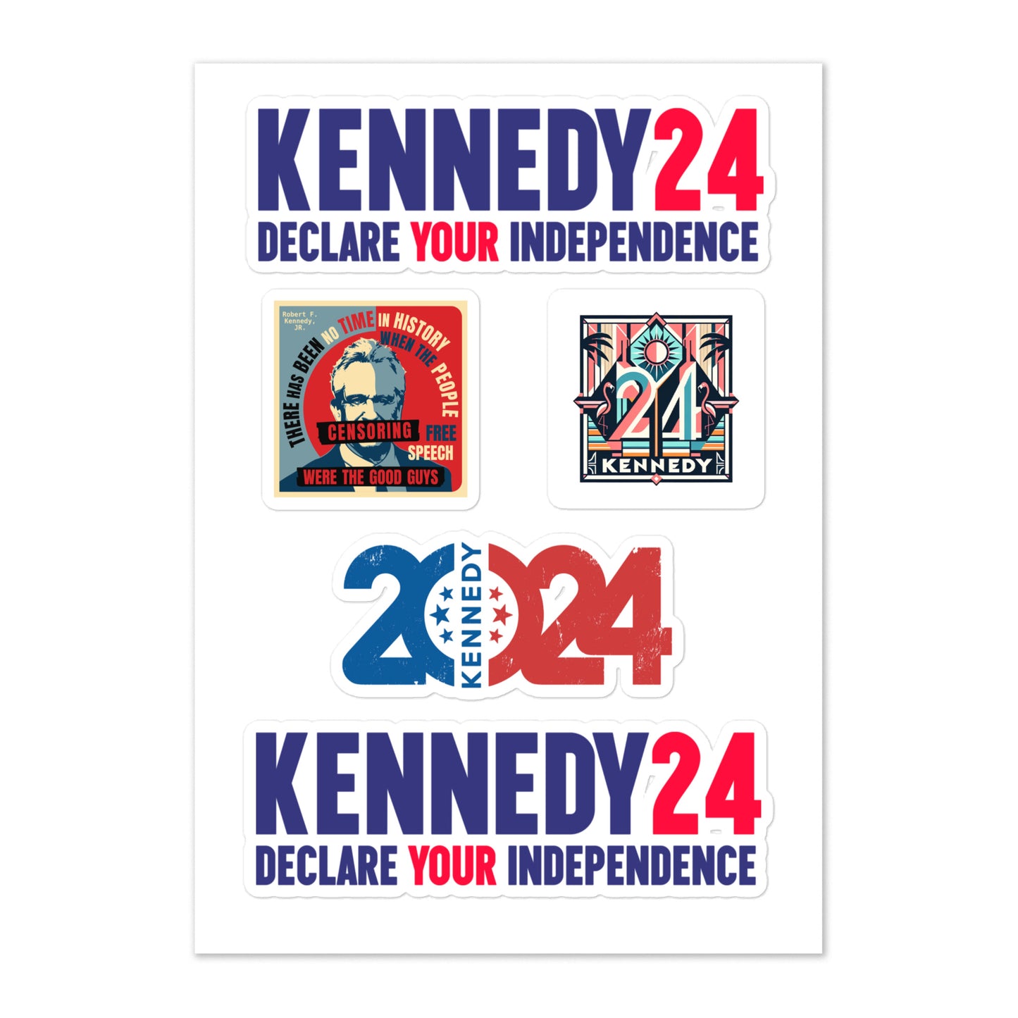 Kennedy 24 Sticker Sheet – Team Kennedy