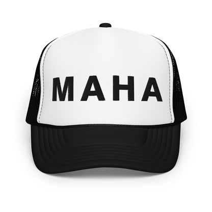 MAHA Embroidered Foam Trucker Hat - Team Kennedy Official Merchandise