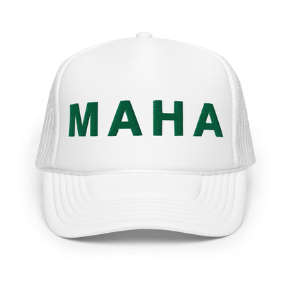 MAHA Embroidered Foam Trucker Hat - Team Kennedy Official Merchandise