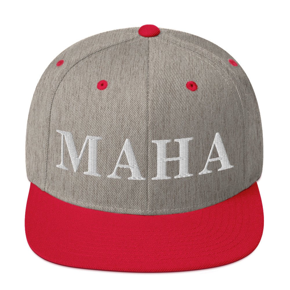 MAHA Embroidery Snapback Hat - Team Kennedy Official Merchandise