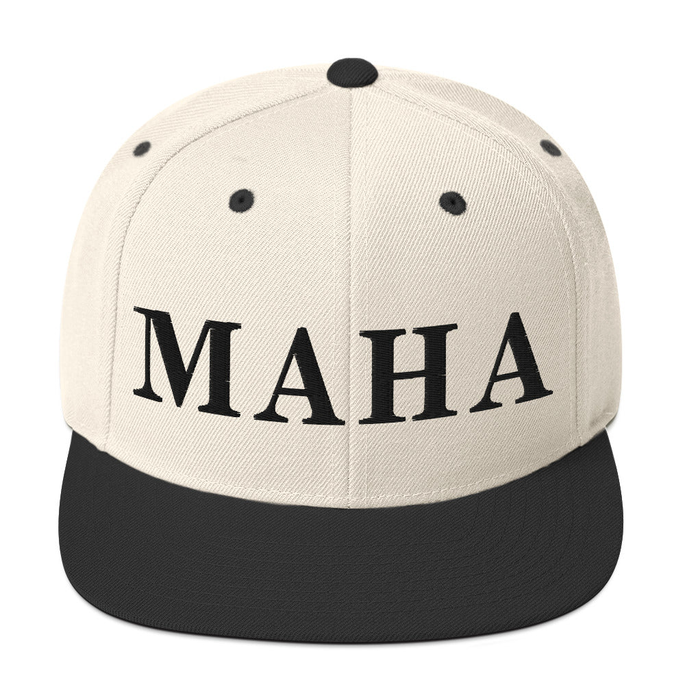 MAHA Embroidery Snapback Hat - Team Kennedy Official Merchandise