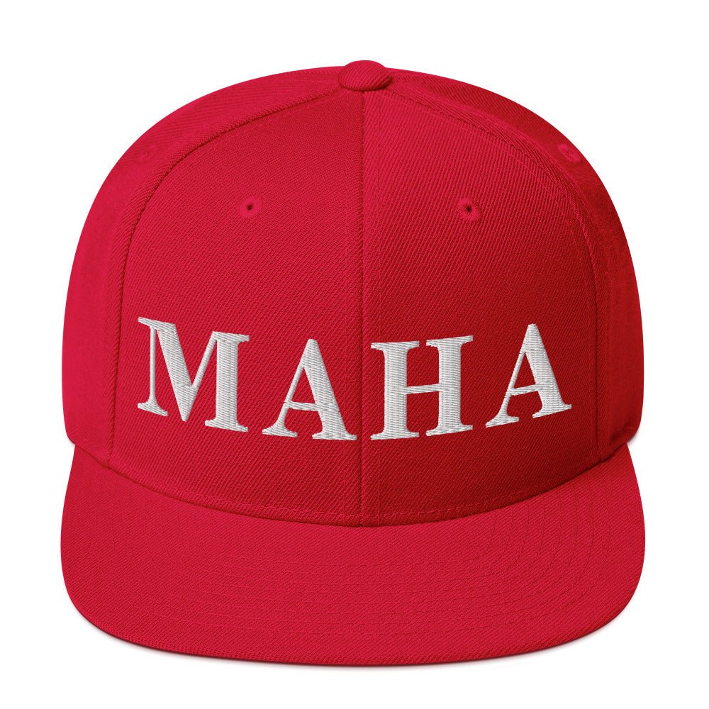 MAHA Embroidery Snapback Hat - Team Kennedy Official Merchandise