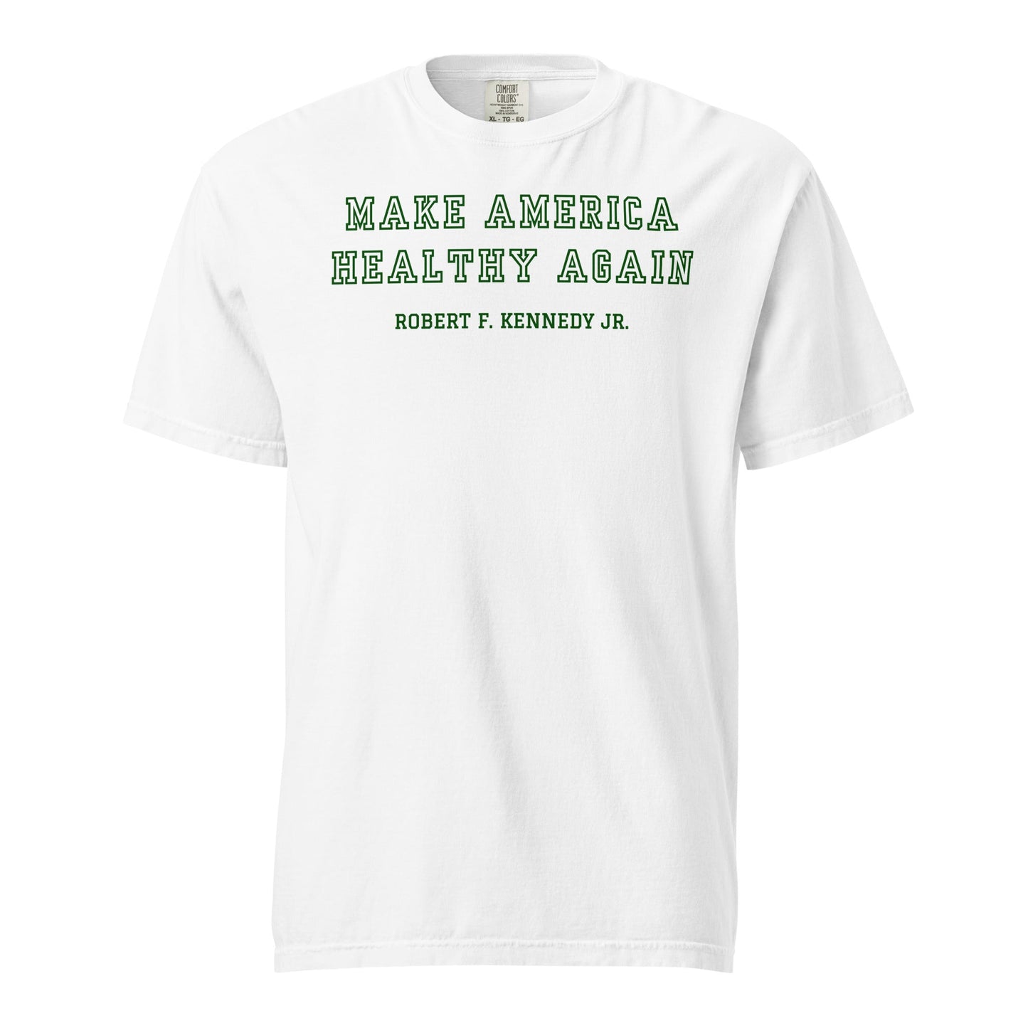 Make America Healthy Again Collegiate Unisex Heavyweight Tee - Team Kennedy Official Merchandise