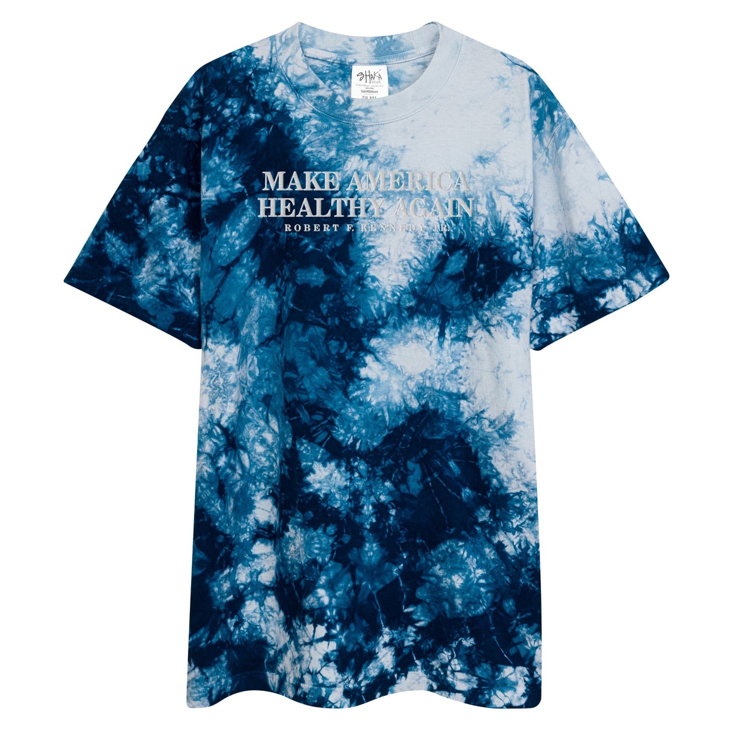 Make America Healthy Again Oversized Tie - Dye Tee - Team Kennedy Official Merchandise