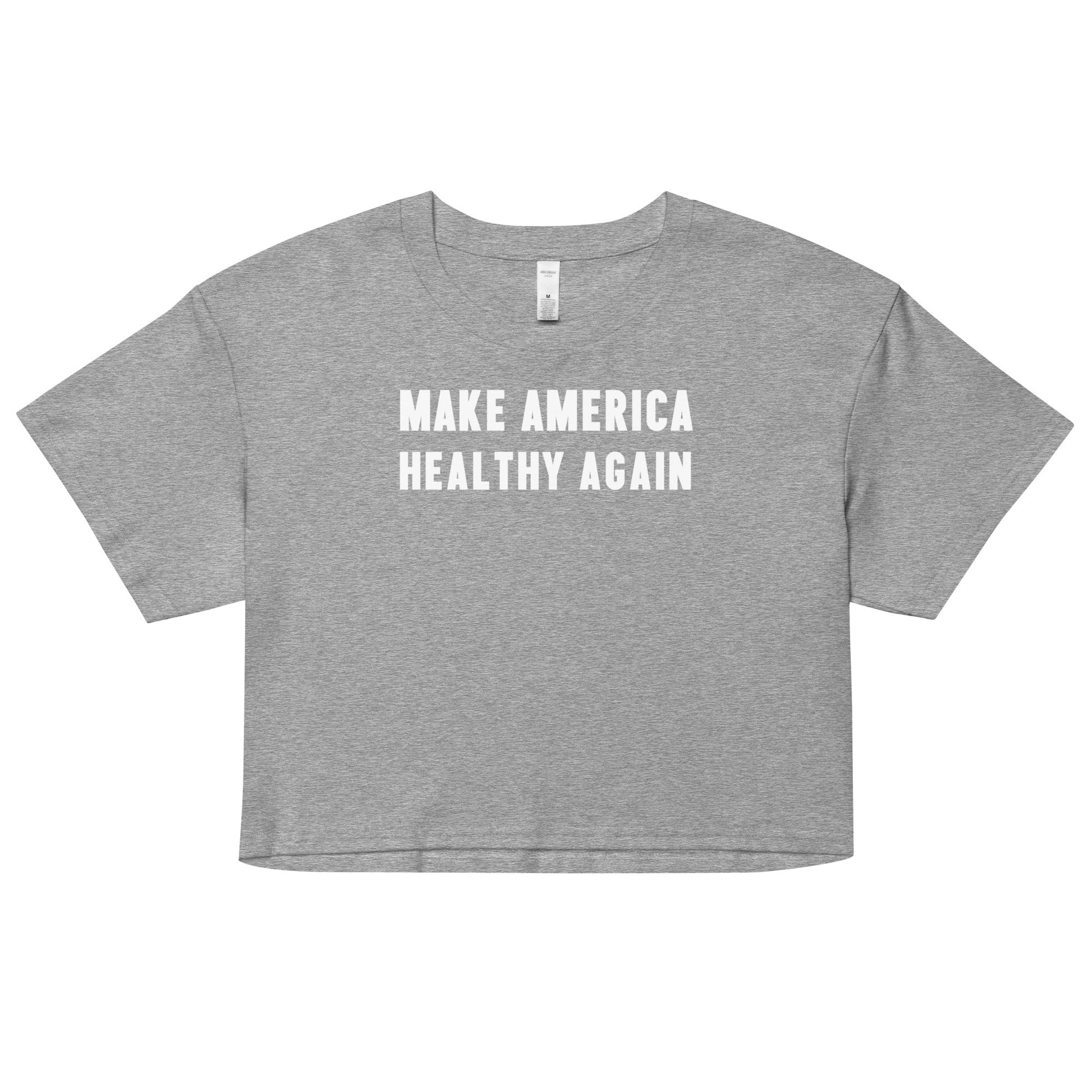 Make America Healthy Again Women’s Crop Top - Team Kennedy Official Merchandise