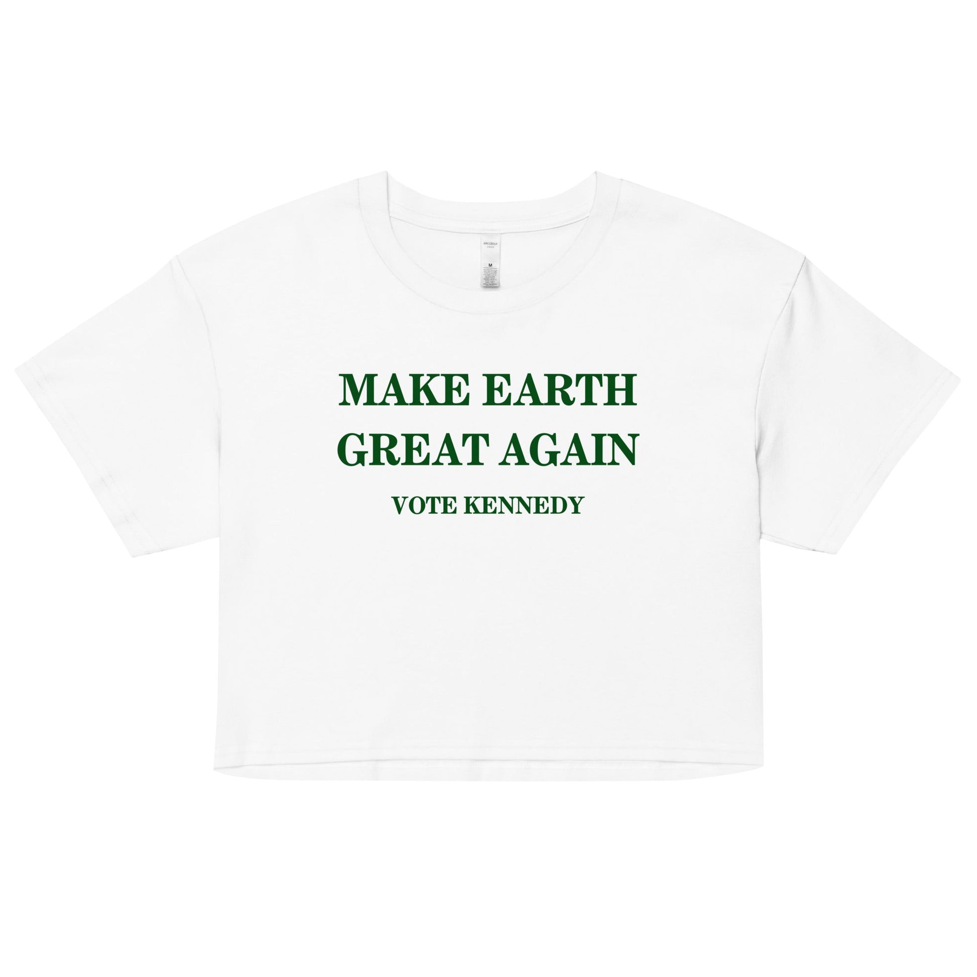 Make Earth Great Again Women’s Crop Top - TEAM KENNEDY. All rights reserved