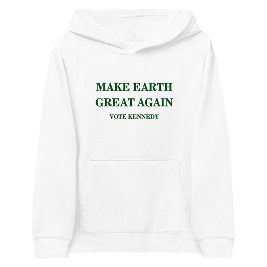 Make Earth Great Again Youth Hoodie - TEAM KENNEDY. All rights reserved