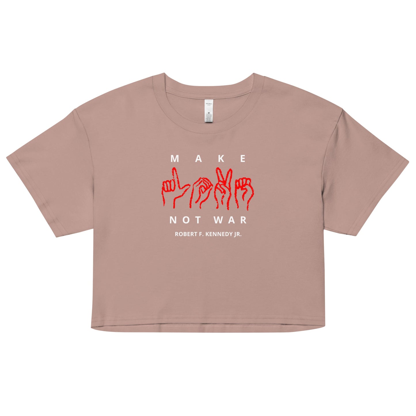 Make Love Not War Women’s Crop Top - Team Kennedy Official Merchandise