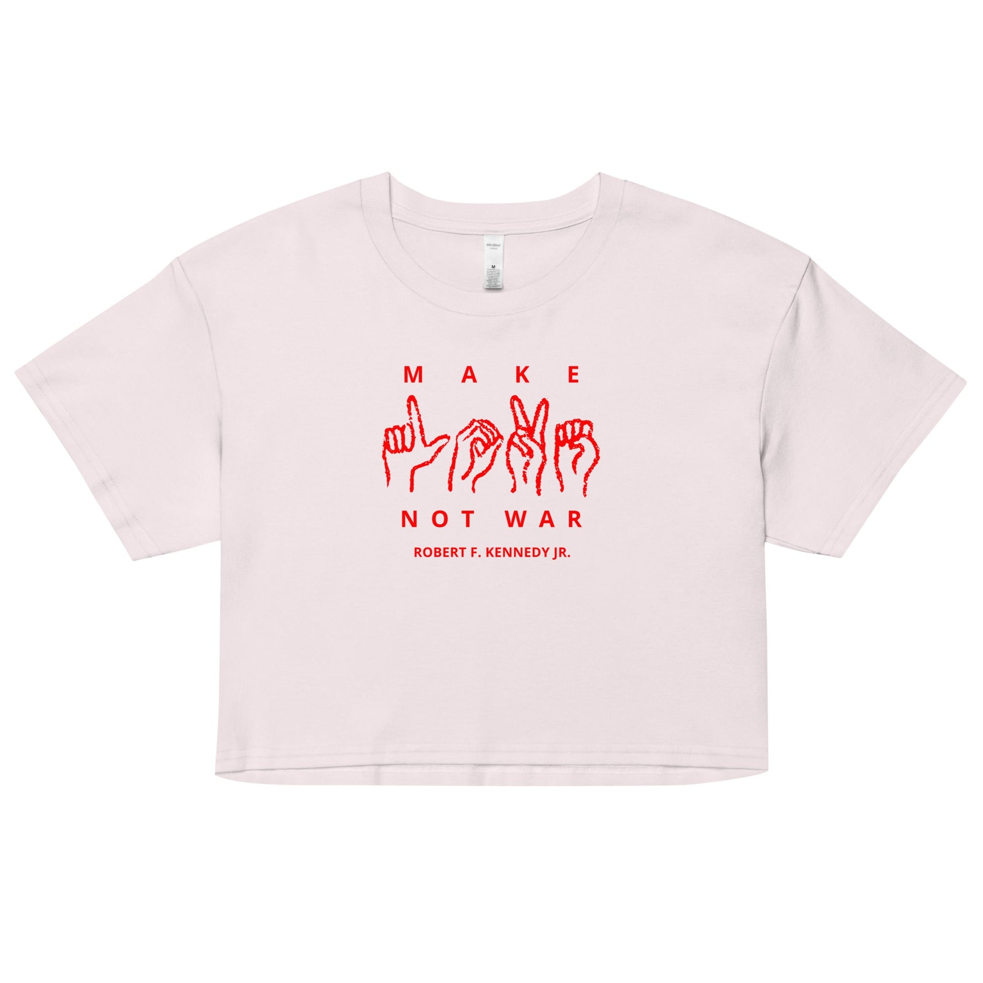 Make Love Not War Women’s Crop Top - Team Kennedy Official Merchandise