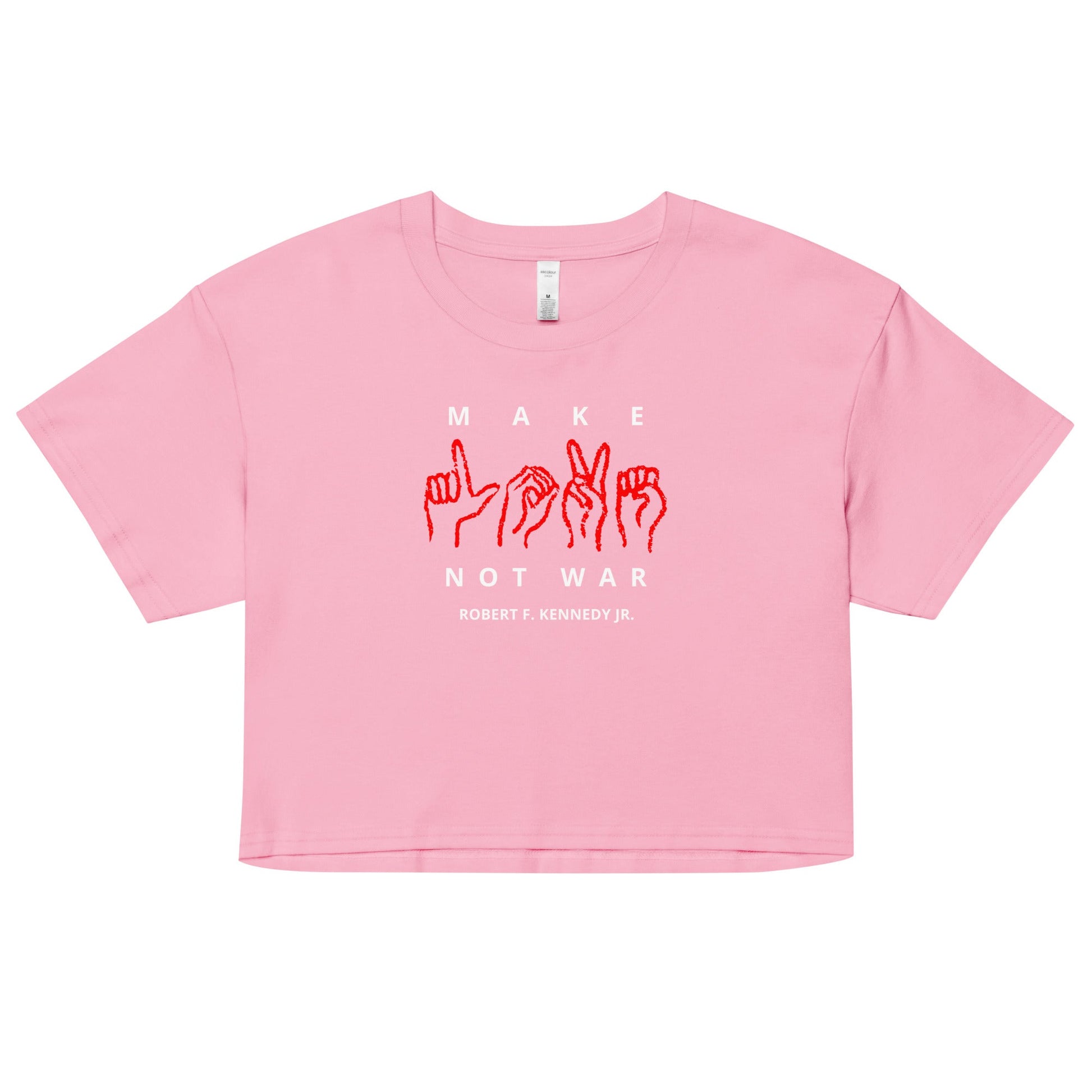 Make Love Not War Women’s Crop Top - Team Kennedy Official Merchandise