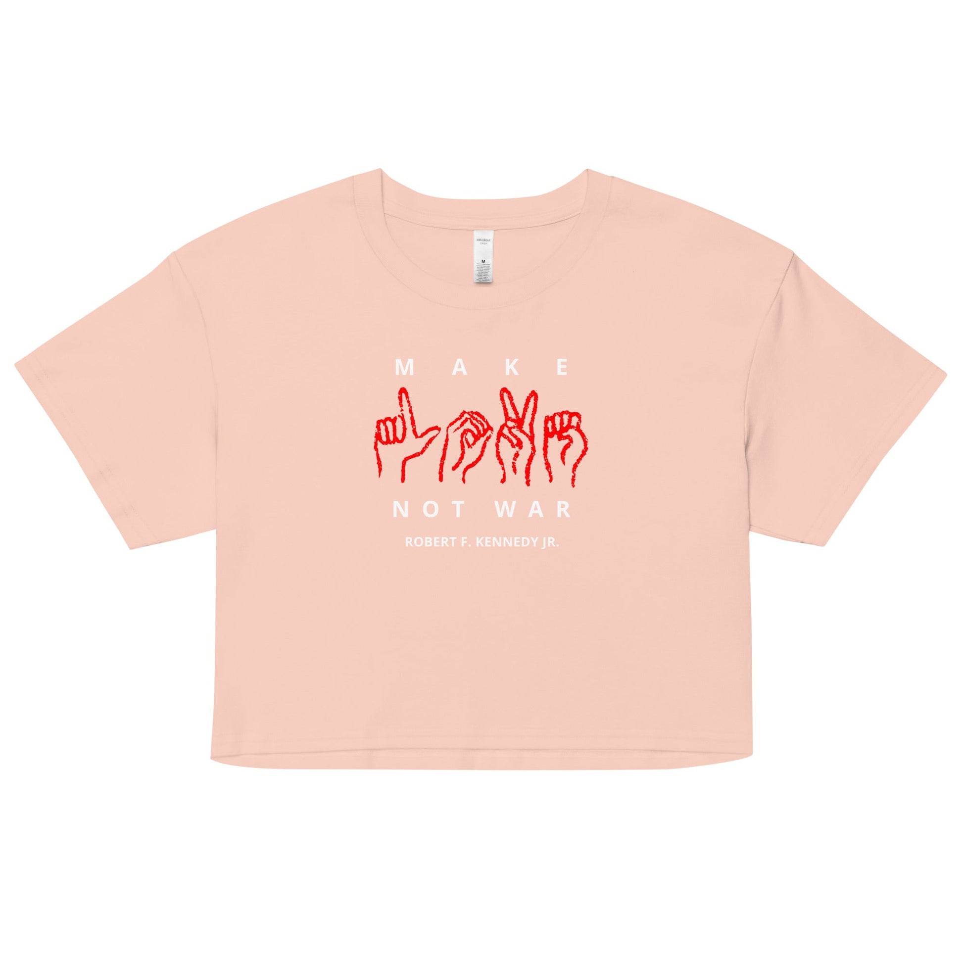 Make Love Not War Women’s Crop Top - Team Kennedy Official Merchandise