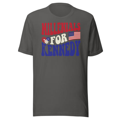 Millennials for Kennedy Unisex Tee - TEAM KENNEDY. All rights reserved