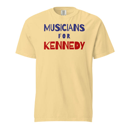 Musicians for Kennedy Unisex Heavyweight Tee - Team Kennedy Official Merchandise