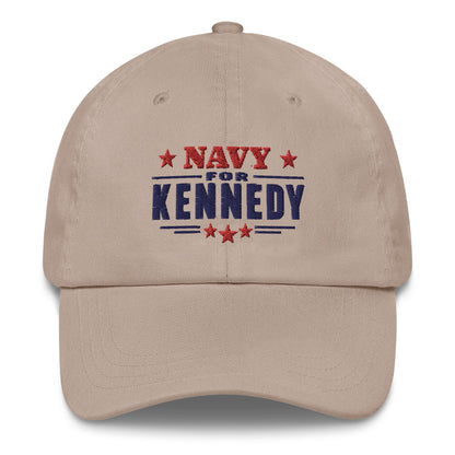 Navy for Kennedy Embroidered Dad Hat - TEAM KENNEDY. All rights reserved
