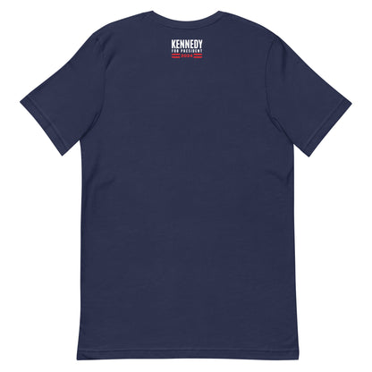 Navy for Kennedy Unisex Tee - TEAM KENNEDY. All rights reserved