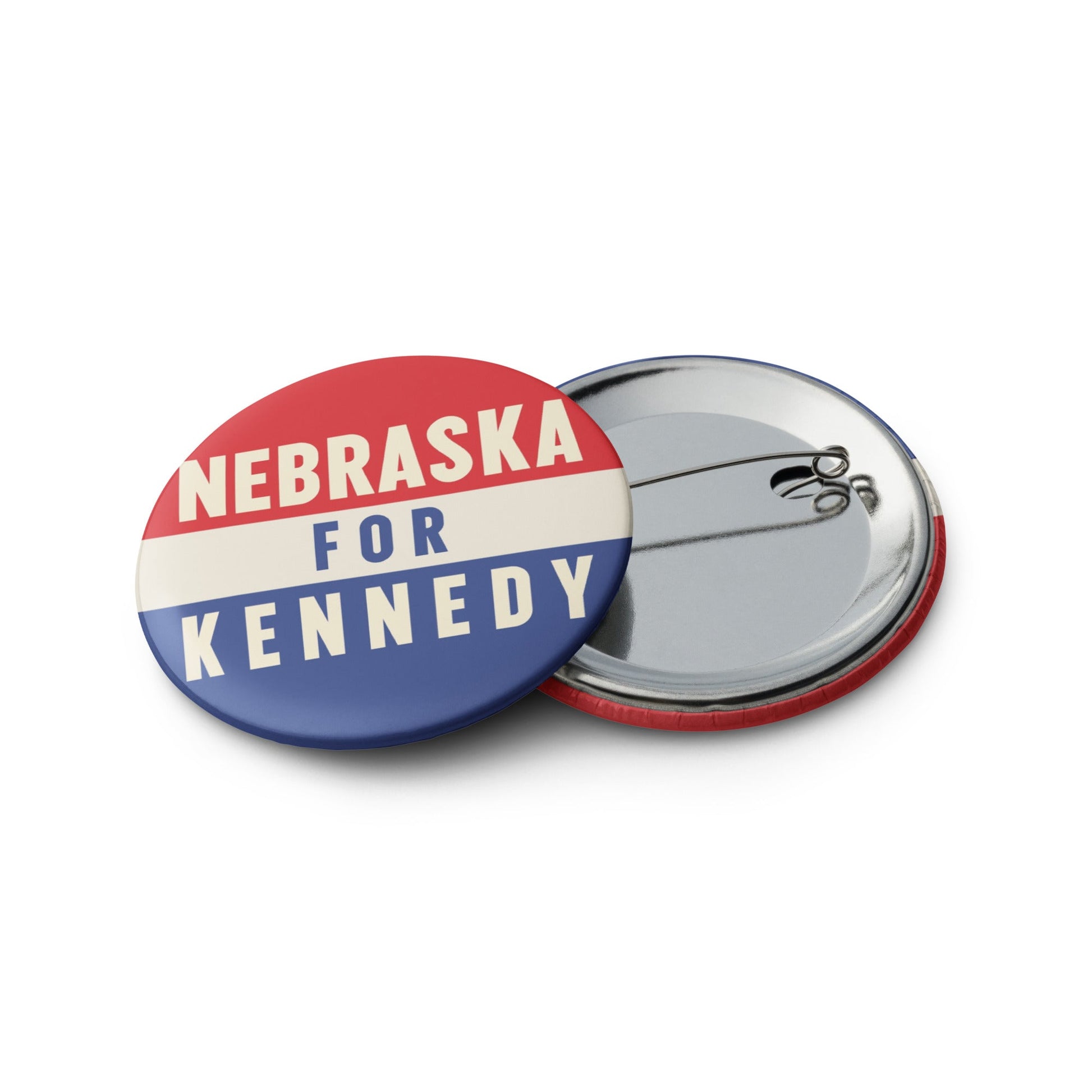 Nebraska for Kennedy (5 Buttons) - TEAM KENNEDY. All rights reserved