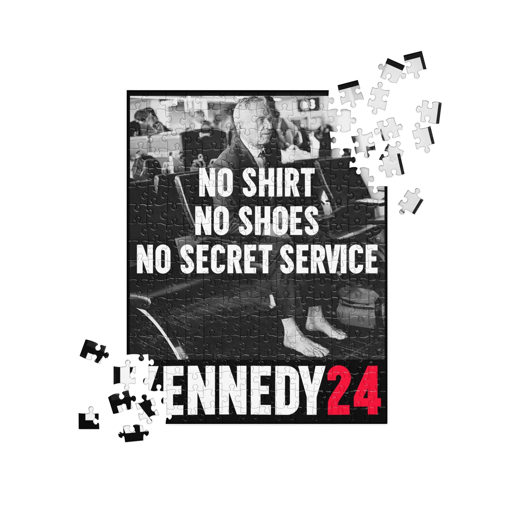 No Secret Service Jigsaw Puzzle - TEAM KENNEDY. All rights reserved