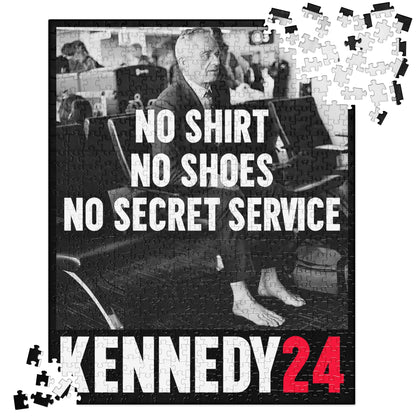 No Secret Service Jigsaw Puzzle - TEAM KENNEDY. All rights reserved
