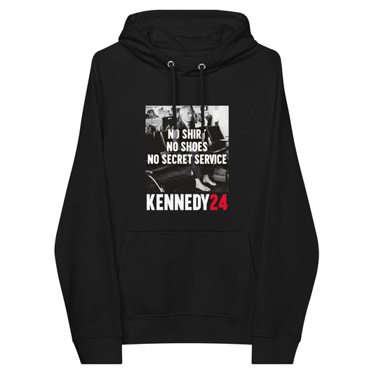 No Shirt, No Shoes, No Secret Service Unisex Hoodie - TEAM KENNEDY. All rights reserved