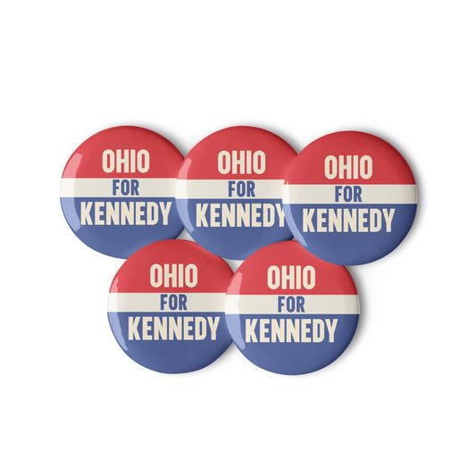 Ohio for Kennedy (5 Buttons) - TEAM KENNEDY. All rights reserved