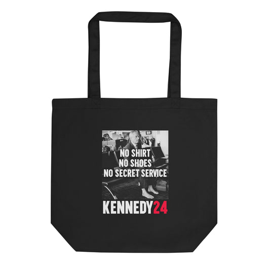Organic Kennedy Tote Bag | No Shirt, No Shoes, No Secret Service - TEAM KENNEDY. All rights reserved