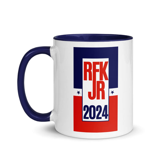 Retro RFK Jr. 2024 Mug - TEAM KENNEDY. All rights reserved