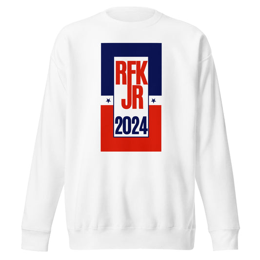 Retro RFK Jr. Unisex Premium Sweatshirt - TEAM KENNEDY. All rights reserved