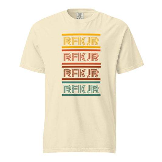 RFK JR. 70's Heavyweight Unisex Tee - TEAM KENNEDY. All rights reserved