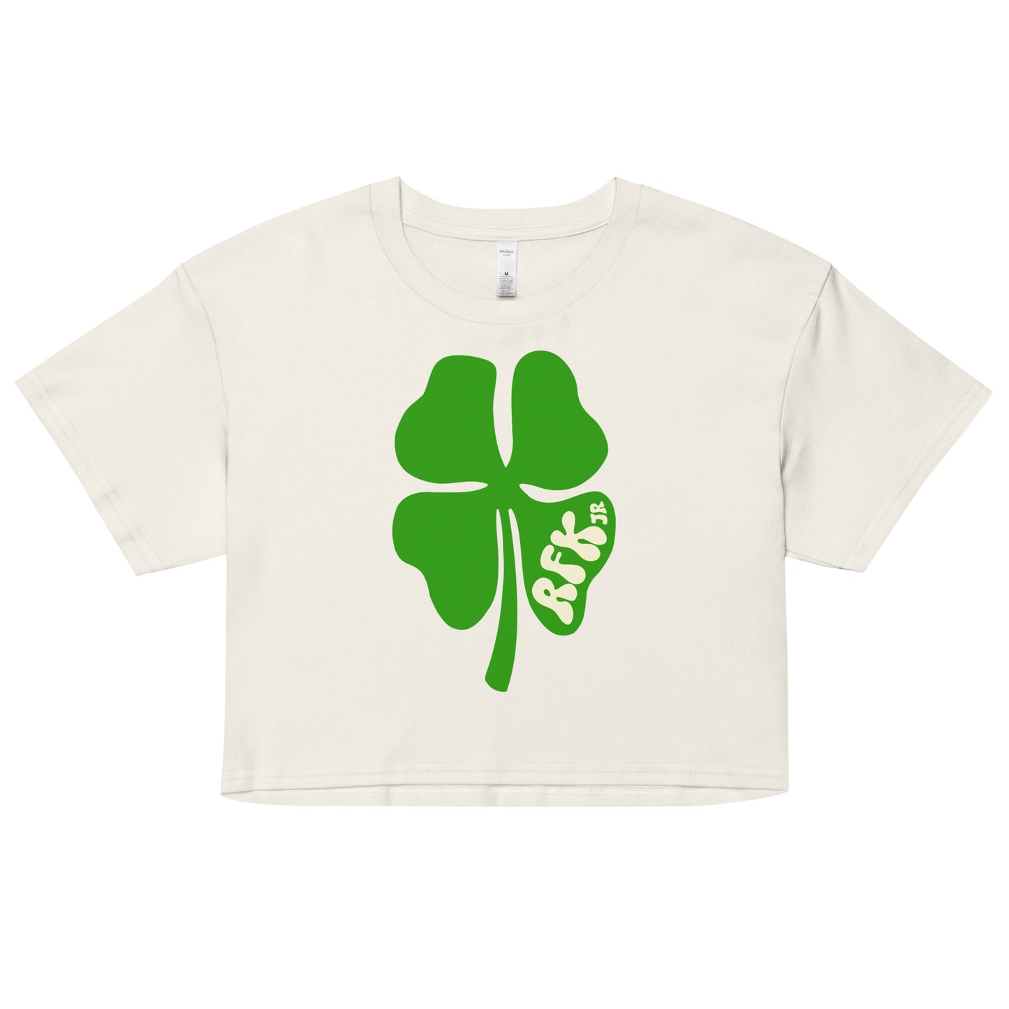 RFK Jr. Clover Women’s Crop Top - TEAM KENNEDY. All rights reserved