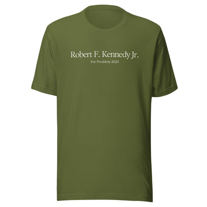 RFK Jr. for President Unisex Tee - TEAM KENNEDY. All rights reserved