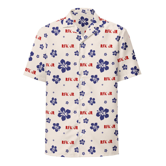 RFK Jr. Hawaiian Button Down - TEAM KENNEDY. All rights reserved