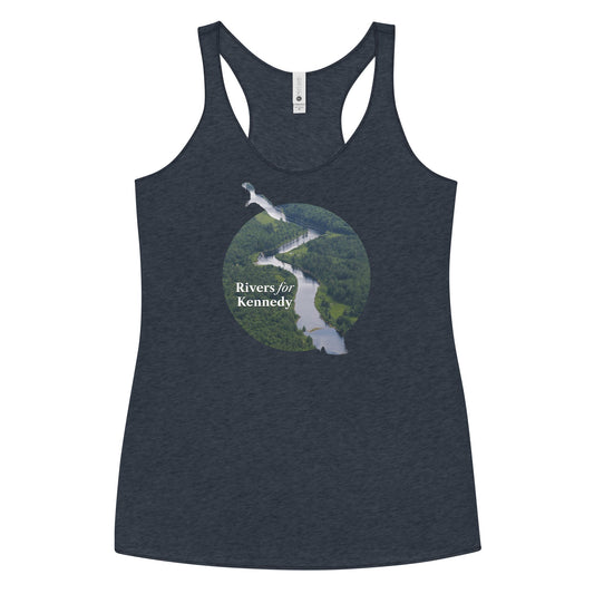 Rivers for Kennedy Women's Racerback Tank - TEAM KENNEDY. All rights reserved
