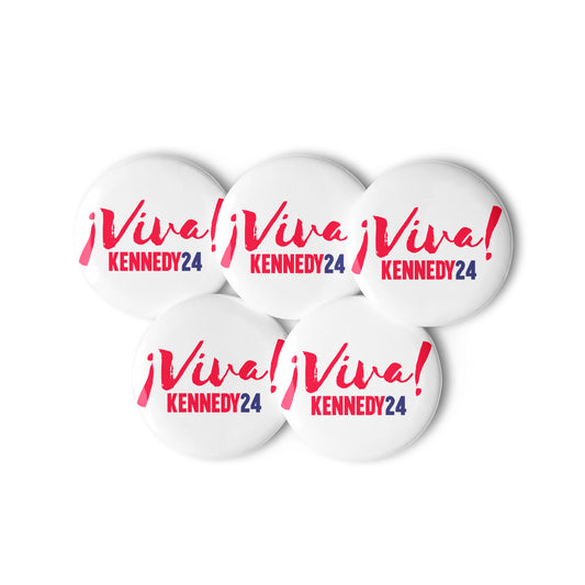 Viva Kennedy24 - White (5 Buttons)