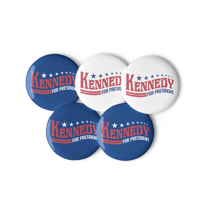 Kennedy for Preside Vintage Buttons (Set of 5)