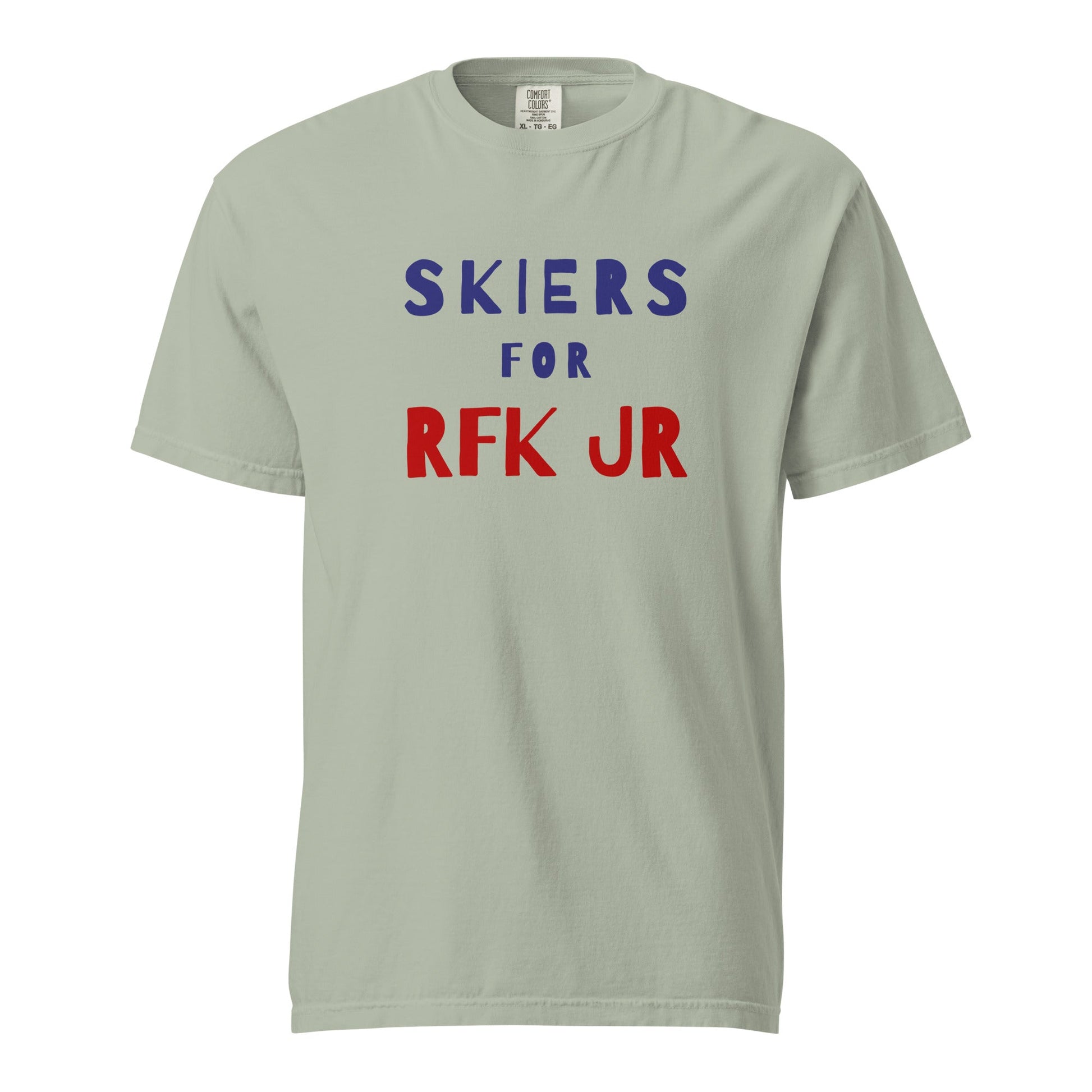 Skiers for RFK Jr. Unisex Heavyweight Tee - TEAM KENNEDY. All rights reserved