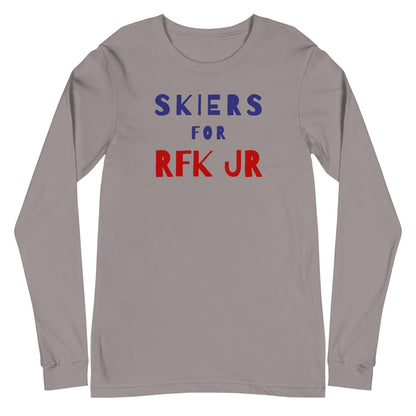 Skiers for RFK Jr. Unisex Long Sleeve Tee - TEAM KENNEDY. All rights reserved