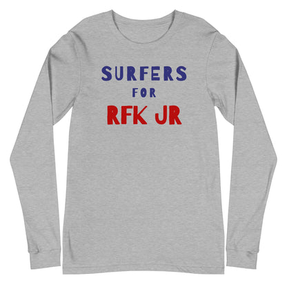 Surfers for RFK Jr Long Sleeve Tee - TEAM KENNEDY. All rights reserved