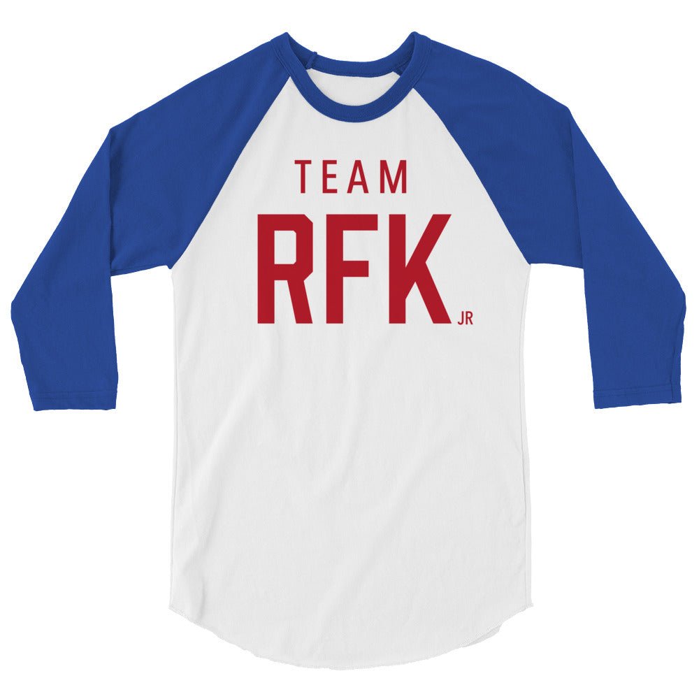 Team RFK Jr. 3/4 Sleeve Raglan Shirt - Team Kennedy Official Merchandise