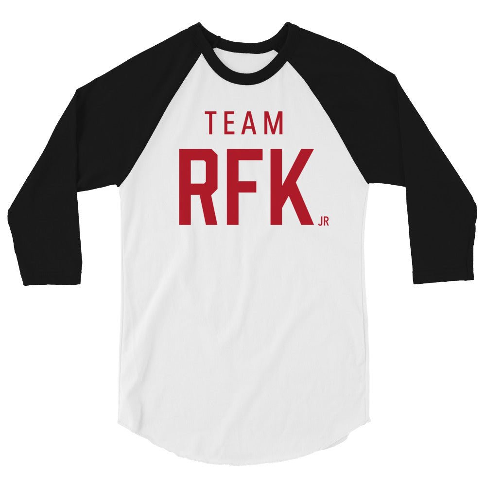 Team RFK Jr. 3/4 Sleeve Raglan Shirt - Team Kennedy Official Merchandise