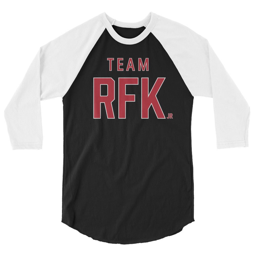 Team RFK Jr. 3/4 Sleeve Raglan Shirt - Team Kennedy Official Merchandise