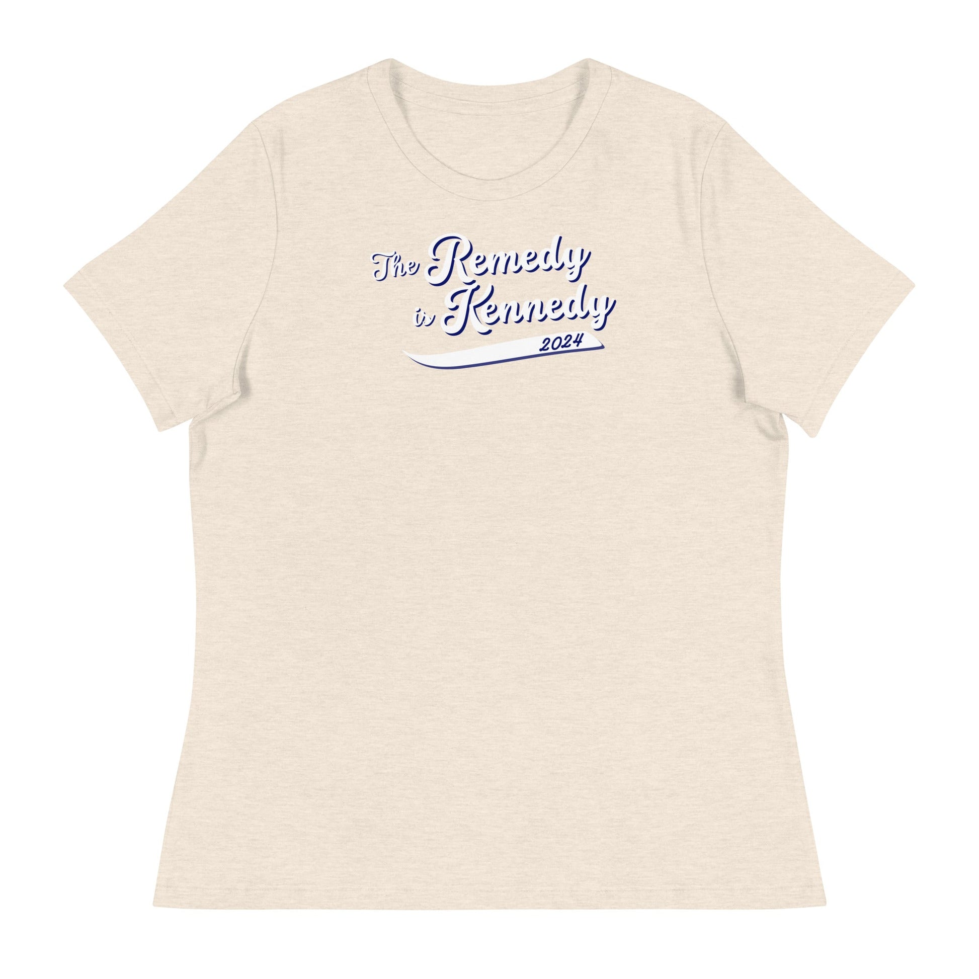 The Remedy is Kennedy Navy Women's Relaxed Tee - TEAM KENNEDY. All rights reserved