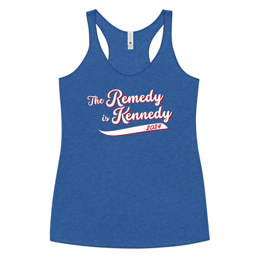 The Remedy is Kennedy Women's Racerback Tank - TEAM KENNEDY. All rights reserved