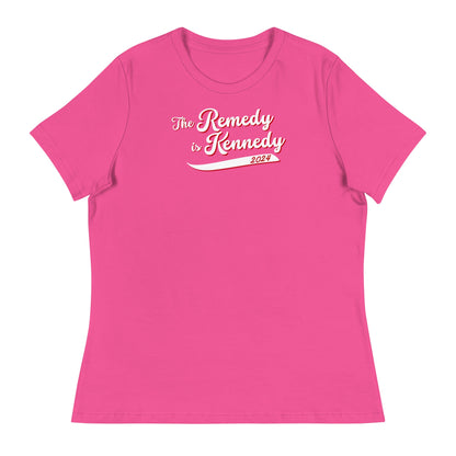 The Remedy is Kennedy Women's Relaxed Tee - TEAM KENNEDY. All rights reserved