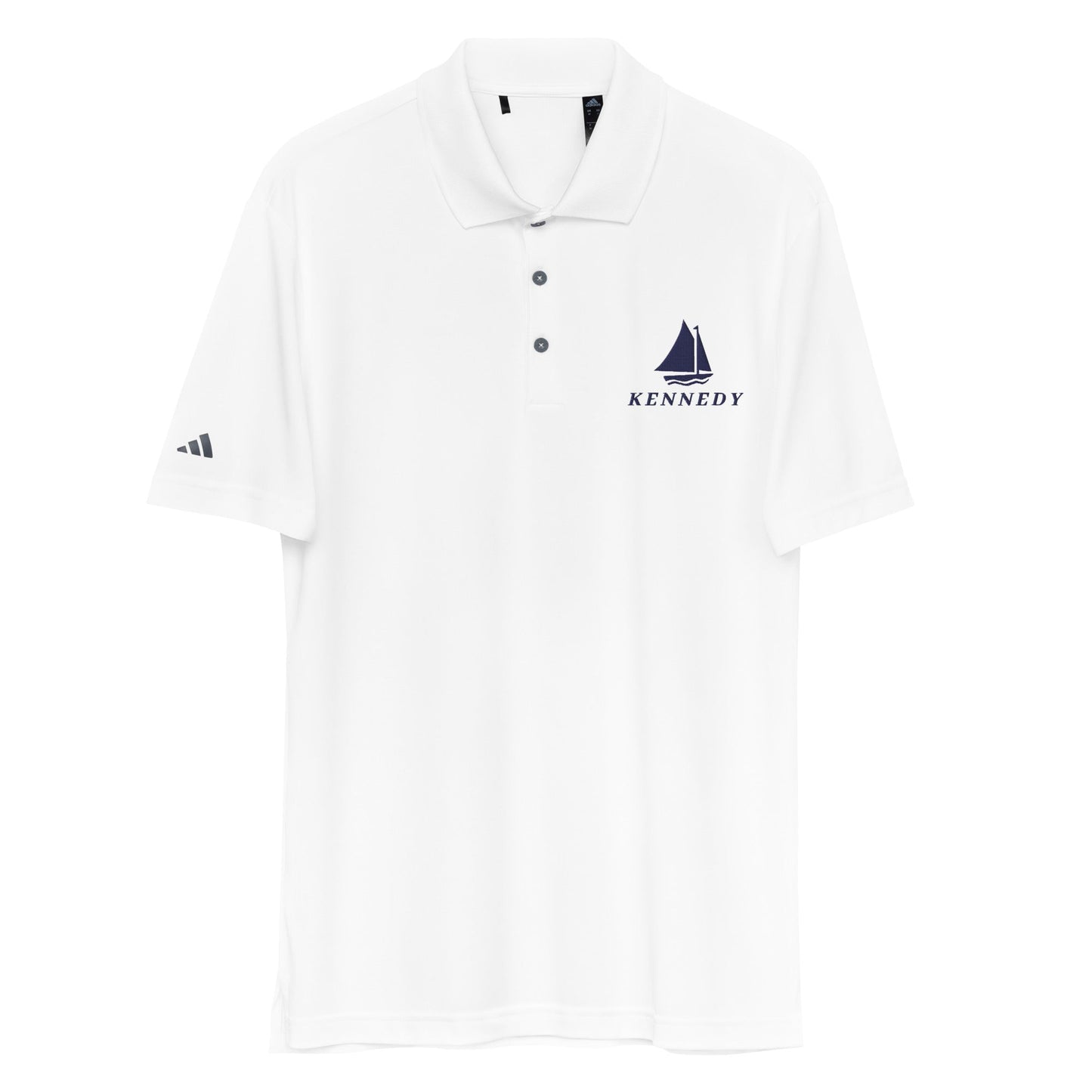 The Resolute Embroidered Adidas Polo Shirt - TEAM KENNEDY. All rights reserved