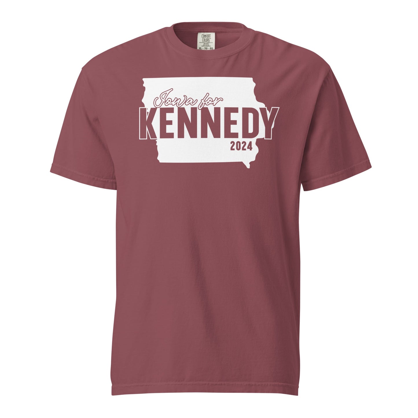 TK Iowa for Kennedy Heavyweight Tee - Team Kennedy Official Merchandise