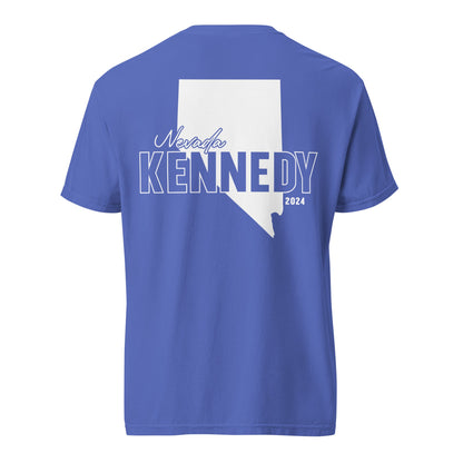 TK Nevada for Kennedy Back Heavyweight Tee - Team Kennedy Official Merchandise