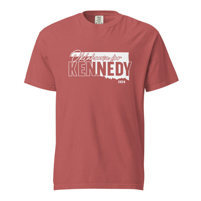 TK Oklahoma for Kennedy Heavyweight Tee - Team Kennedy Official Merchandise