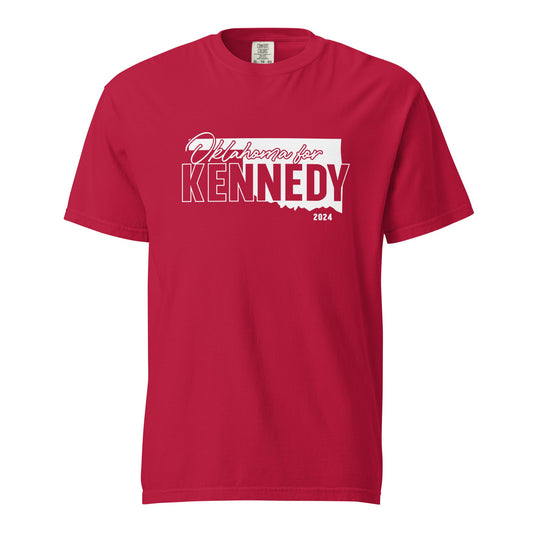 TK Oklahoma for Kennedy Heavyweight Tee - Team Kennedy Official Merchandise