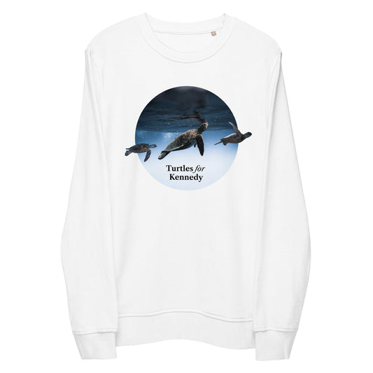 Turtles for Kennedy Organic Sweatshirt - TEAM KENNEDY. All rights reserved